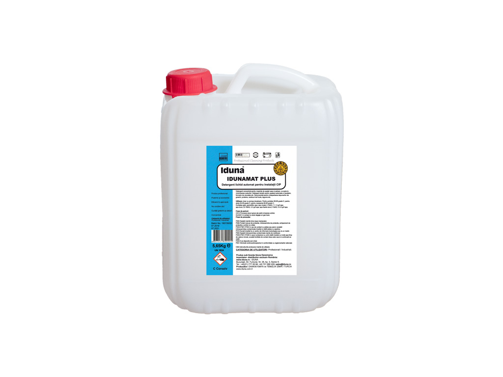 IDUNAMAT PLUS-DETERGENT SPALARI AUTOMATE VASE SI PAHARE  5kg